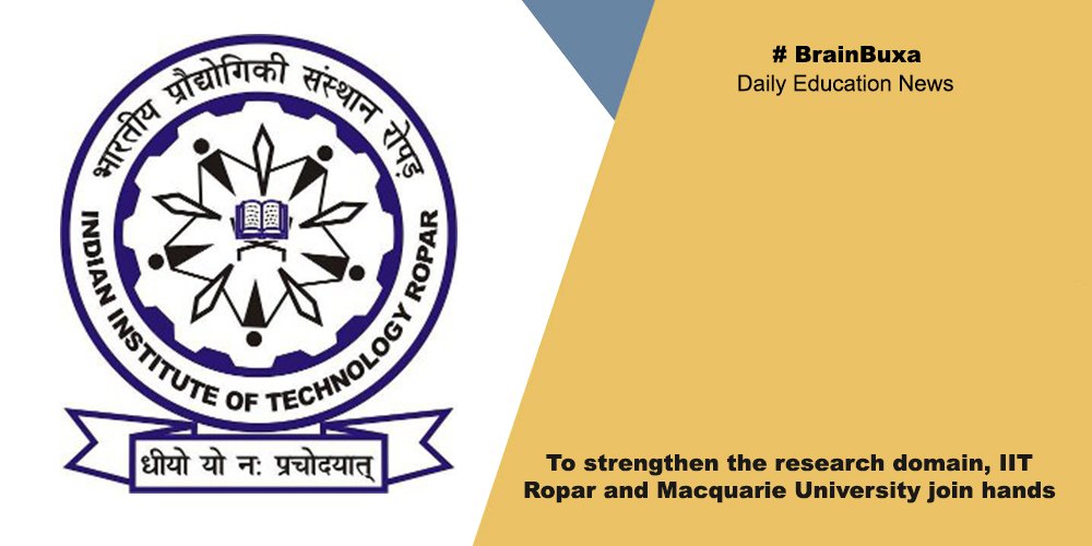 To strengthen the research domain, IIT Ropar and Macquarie University join hands