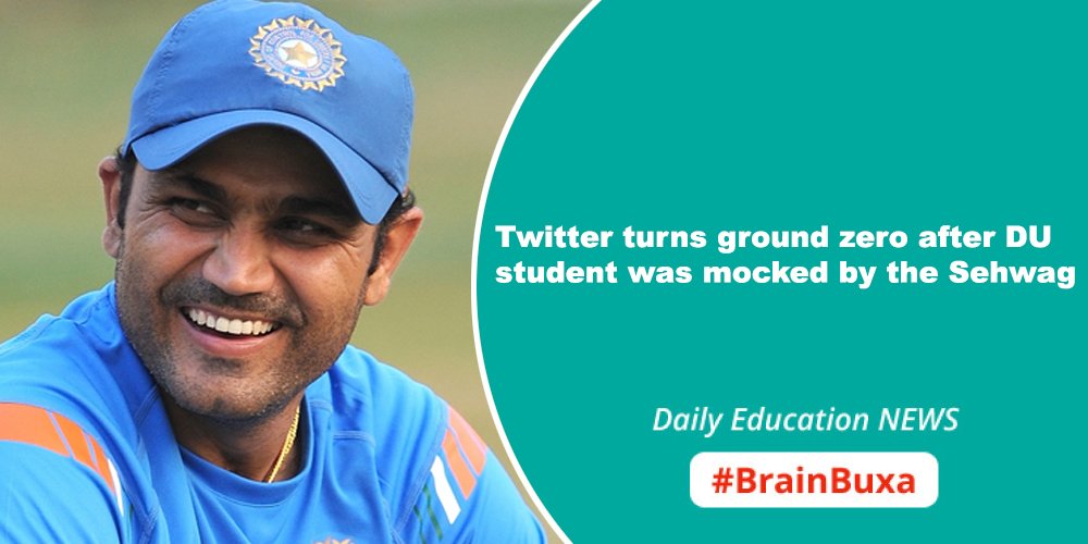 Twitter turns ground zero after DU student was mocked by the Sehwag