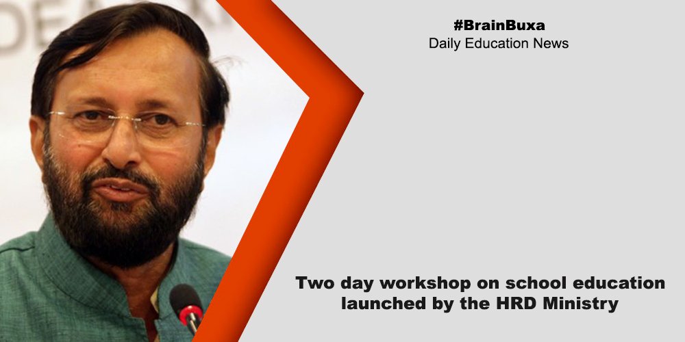 Two day workshop on school education launched by the HRD Ministry