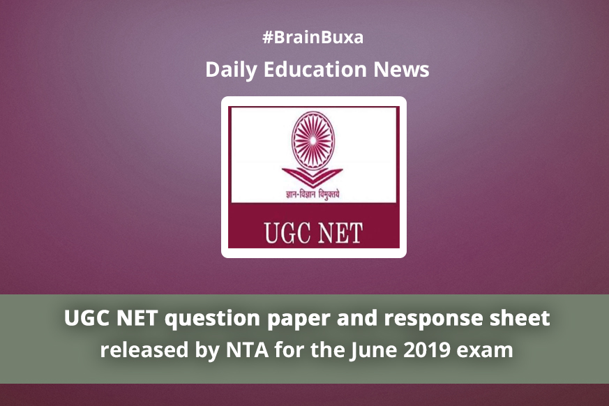 Image of UGC NET question paper and response sheet released by NTA for the June 2019 exam | Education News Photo