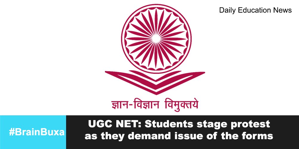 UGC NET: Students stage protest as they demand issue of the forms