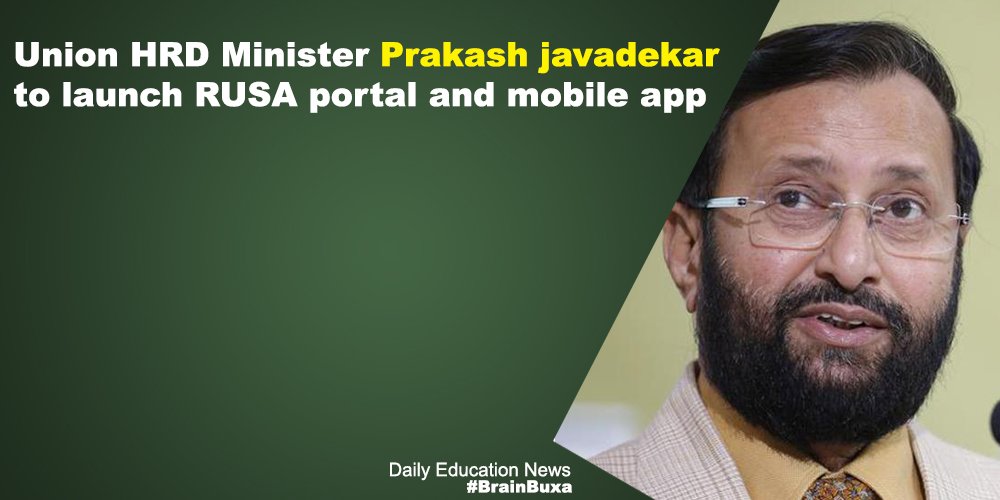 Image of Union HRD Minister Prakash javadekar to launch RUSA portal and mobile app | Education News Photo