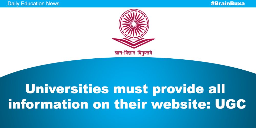 Universities must provide all information on their website: UGC