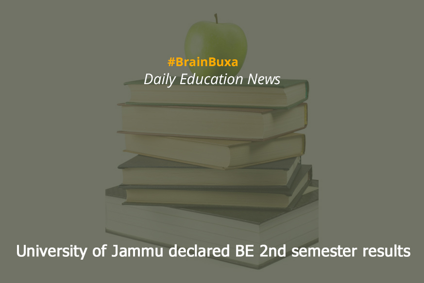 University of Jammu declared BE 2nd semester results