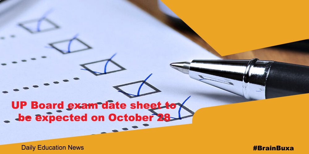 UP Board exam date sheet to be expected on October 28