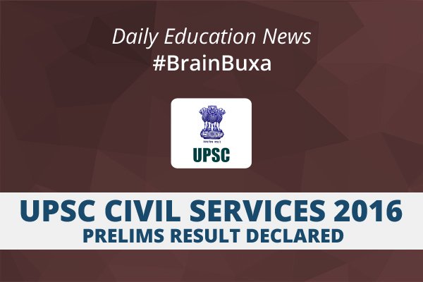 Image of UPSC civil services 2016 prelims result declared | Education News Photo