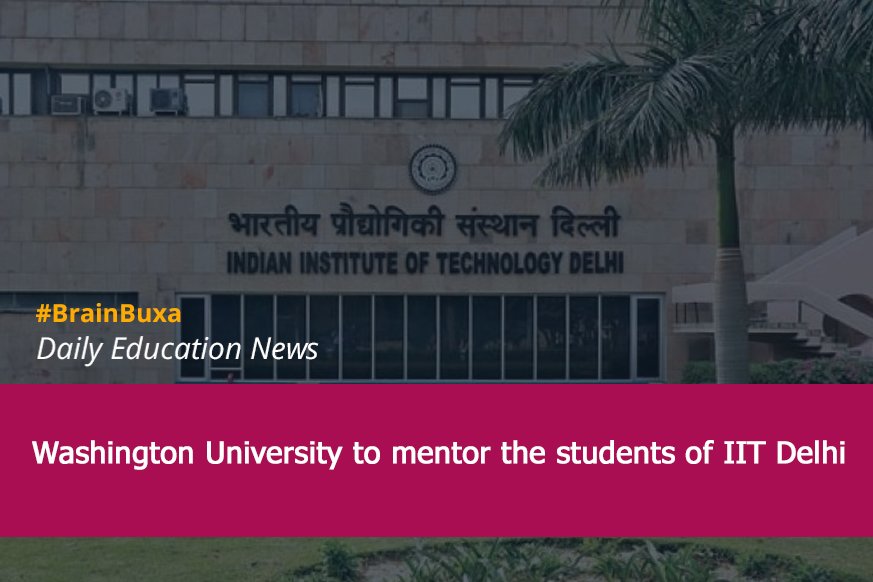 Washington University to mentor the students of IIT Delhi