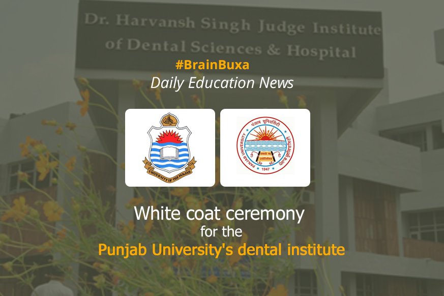 White coat ceremony for the Punjab University's dental institute