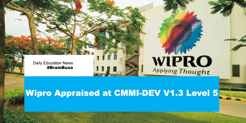 Wipro Appraised at CMMI-DEV V1.3 Level 5