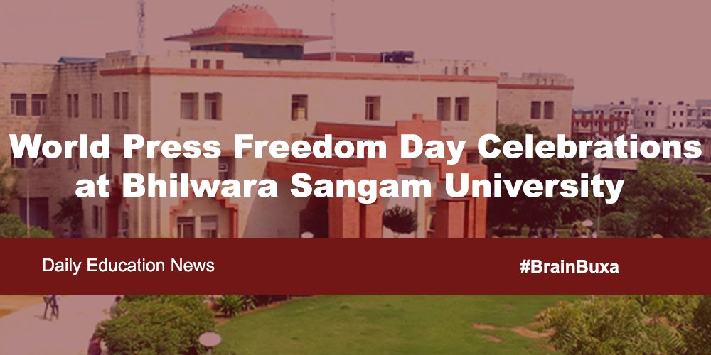 World Press Freedom Day Celebrations at Bhilwara Sangam University