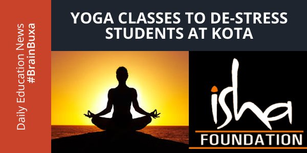 Yoga classes to de-stress students at Kota