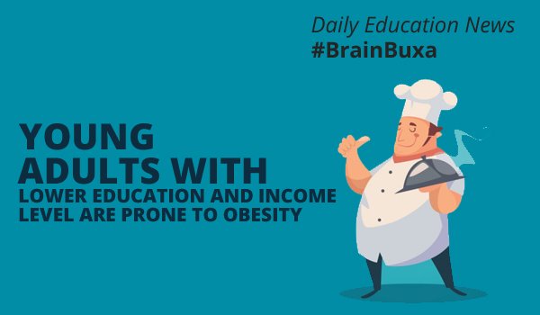 Young adults with lower education and income level are prone to obesity